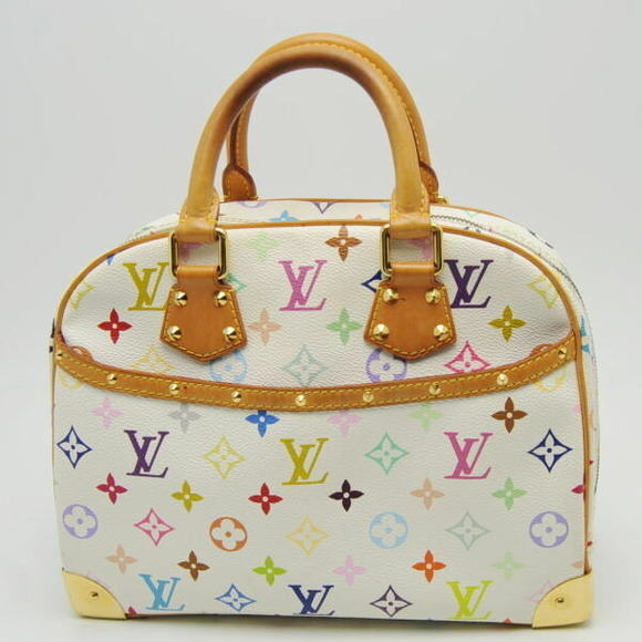 Louis Vuitton Handbags - Louis Vuitton Multicolor Trouville Blanc White